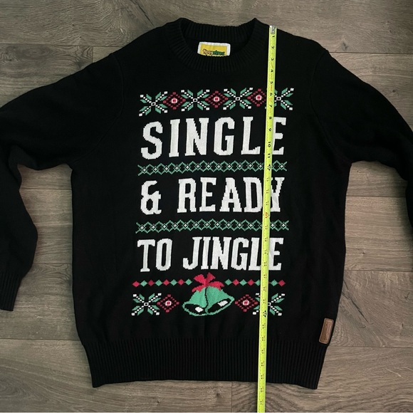 Tipsy Elves Single & Ready to Jingle Men’s XL Holiday Ugly Christmas Sweater - Picture 6 of 6